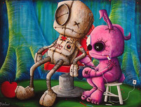 Fabio Napoleoni  Fabio Napoleoni  Memories Inked Onto My Canvas (OE) (Mini Print) (Framed)